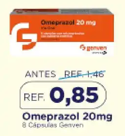 FarmaTodo Genven Omeprazol 20mg oferta