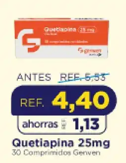 FarmaTodo Genven Quetiapina 25mg oferta