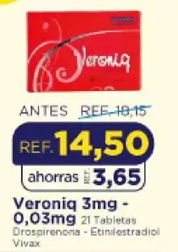 FarmaTodo Veroniq 3mg - 0,03mg oferta