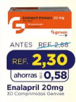 FarmaTodo Genven Enalapril 20mg oferta