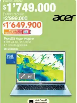 Jumbo Acer Portátil Acer Aspire oferta