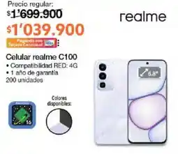 Jumbo realme celular realme c100 oferta