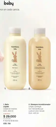Yanbal Yanbal baby Baño Liquido oferta