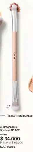 Yanbal Yanbal brocha dual sombras n° 201 oferta