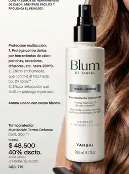 Yanbal Blum de Yanbal termoprotector multiaccion termo-defense oferta