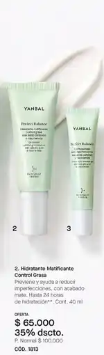 Yanbal Yanbal Hidratante Matificante Control Grasa oferta