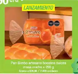 Jumbo Pan Bimbo artesano bocatos dulces oferta