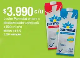 Jumbo Parmalat leche entera o deslactosada oferta