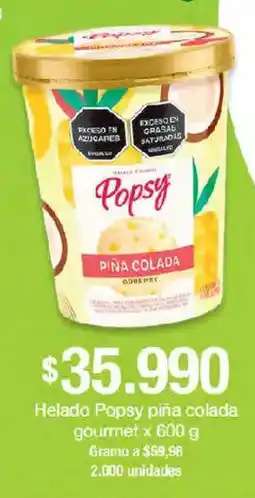Jumbo Popsy helado piña colada gourmet oferta