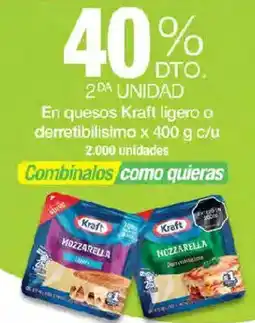 Jumbo Kraft quesos ligeros o derretibles oferta