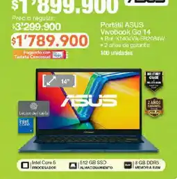 Jumbo Asus portátil vivobook go 14 oferta