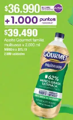 Jumbo Gourmet aceite familia multiusos oferta
