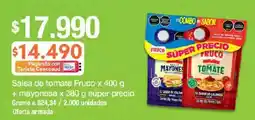 Jumbo Frucosalsa de tomate y mayonesa oferta