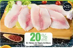Jumbo Pescado En filetes de tilapia Antillana oferta