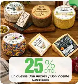 Jumbo Don Andrés y Don Vicente quesos oferta