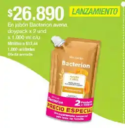 Jumbo Bacterion jabón avena y miel oferta