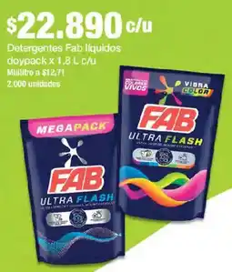 Jumbo Fab detergentes liquidos oferta