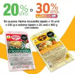 Jumbo Alpina mozzarella sabana oferta