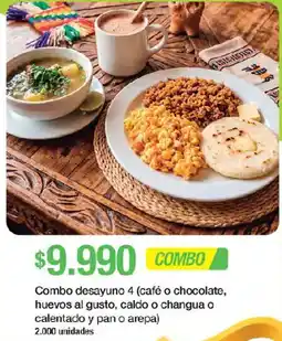 Jumbo Combo desayuno 4 oferta