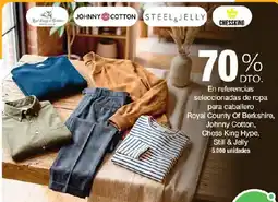 Jumbo Royal County Of Berkshire Johnny Cotton Chess King Hype Still & Jelly ropa para caballero oferta