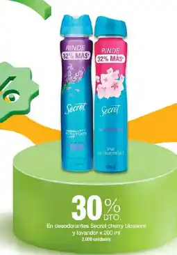 Jumbo Secret desodorantes cherry blossom y lavander oferta