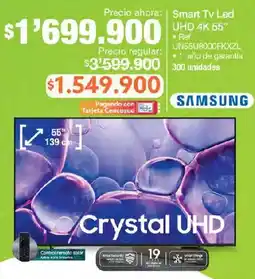 Jumbo Samsung smart tv led uhd 4k 55" oferta