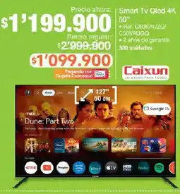 Jumbo Caixun tv smart qled 4k 50" oferta