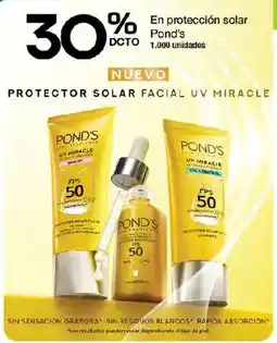 Jumbo Pond's protector solar facial uv miracle oferta