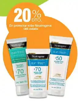 Jumbo Neutrogena sun fresh protector solar oferta
