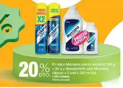 Jumbo MEXSANA talco y desodorante pies oferta