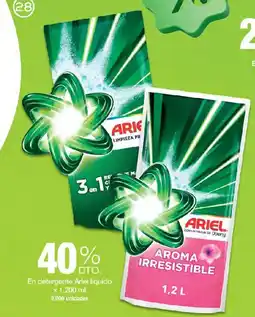 Jumbo Ariel detergente liquido oferta