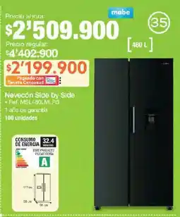 Jumbo Mabe Nevecón Side by Side oferta