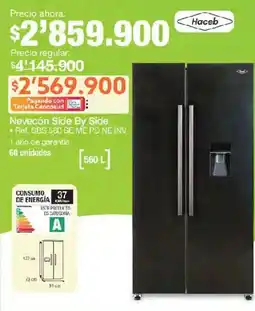 Jumbo Haceb Nevecón Side By Side oferta