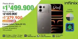 Jumbo Infinix Note 60 5G oferta
