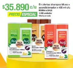 Jumbo Muss shampoo + acondicionador oferta