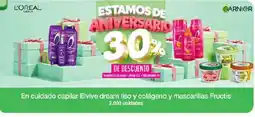 Jumbo Garnier elvive dream liso y colágeno y mascarillas fructis oferta