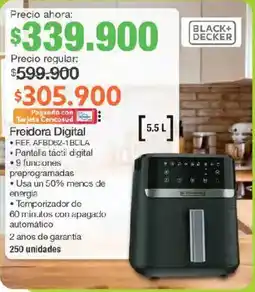 Jumbo Black+Decker freidora digital oferta