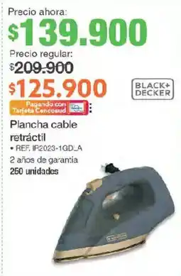 Jumbo Black+Decker plancha cable retráctil oferta