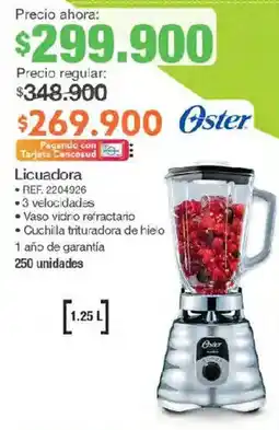 Jumbo Oster licuadora oferta