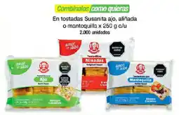 Jumbo amcr sabe Tostadas Ajo, Alinadas o Mantequilla oferta