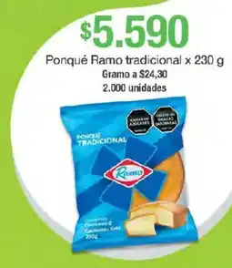 Jumbo Ramo ponqué tradicional gramo oferta