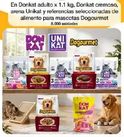 Jumbo Donkat Donkat cremoso arena Unikat y referencias seleccionadas de alimento para mascotas Dogourmet oferta