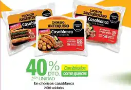 Jumbo Casablanca chorizo argentino chorizo antioqueño chorizo santarrosano oferta