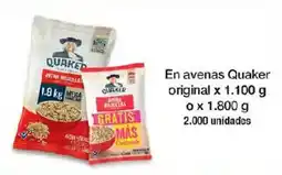 Jumbo Quaker avenas original oferta