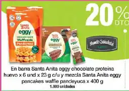 Jumbo Santa Anita eggy waffle de pandeyuca oferta