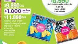 Jumbo Club Social galletas original o integral oferta