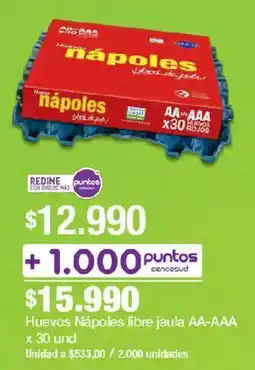 Jumbo Huevos nápoles libre jaula oferta