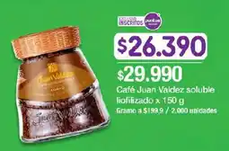 Jumbo Café Juan Valdez soluble oferta
