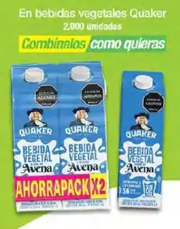 Jumbo Quaker bebida vegetal avena oferta