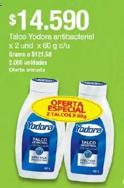 Jumbo Yodora talco antibacterial oferta